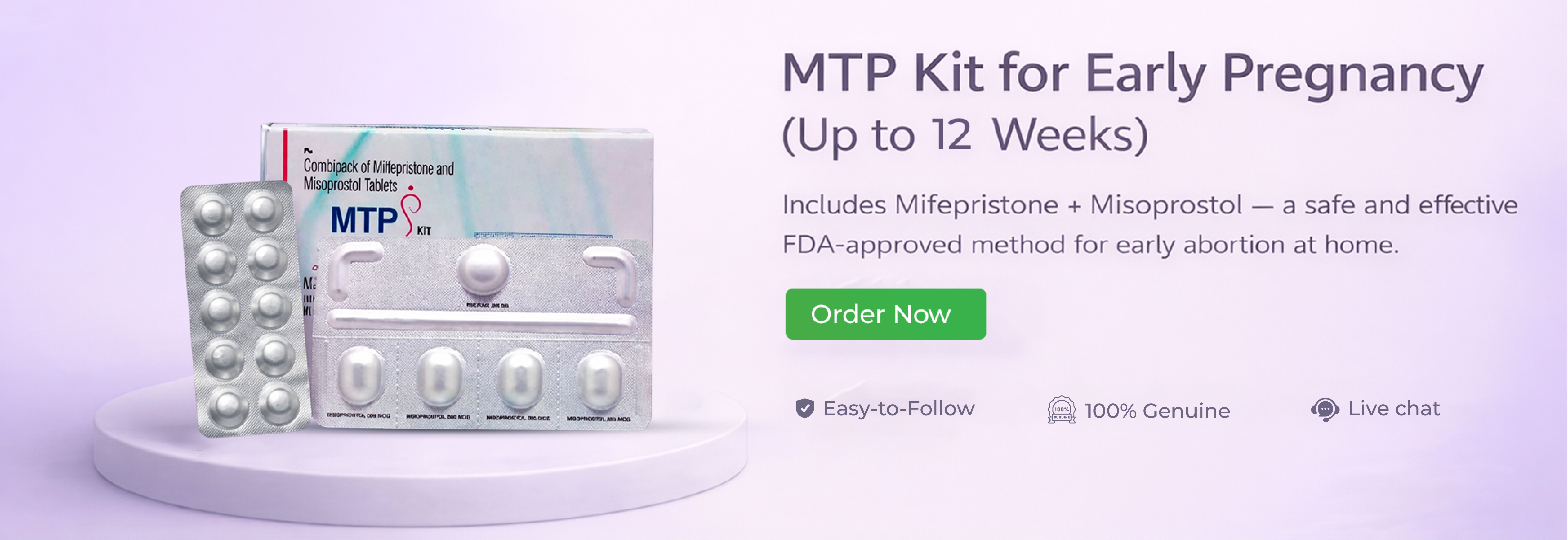 MTP Kit for Early Pregnancy – desktop banner