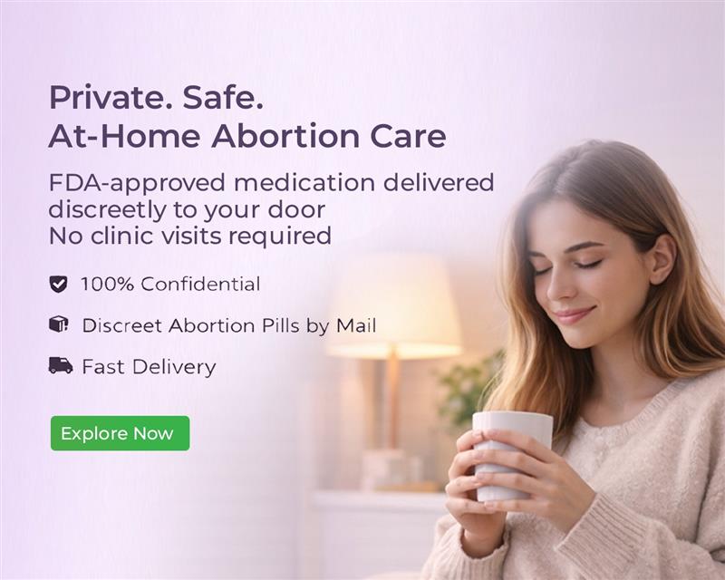 Private. Safe. At-Home Abortion Care – mobile banner